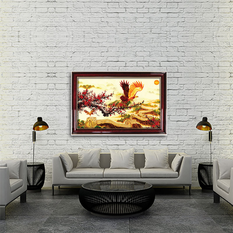 Đặt mua Tranh Đại bàng khai xuân W786