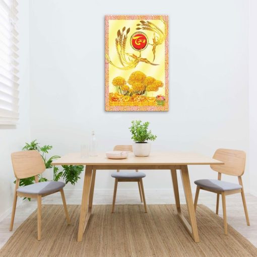 Tranh Kim Tiền Phượng Hoàng | Tranh gỗ MDF cao cấp | Tranh tết Hot 2019 - W1523