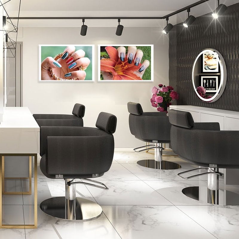 Đặt mua Bộ 2 tranh Nail sắc màu ấn tượng W2060