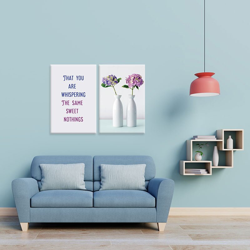 Bộ 2 tranh treo tường hình lọ hoa | Tranh canvas đẹp W1982 Đặt mua Bộ 2 tranh treo tường hình lọ hoa | Tranh canvas đẹp W1982