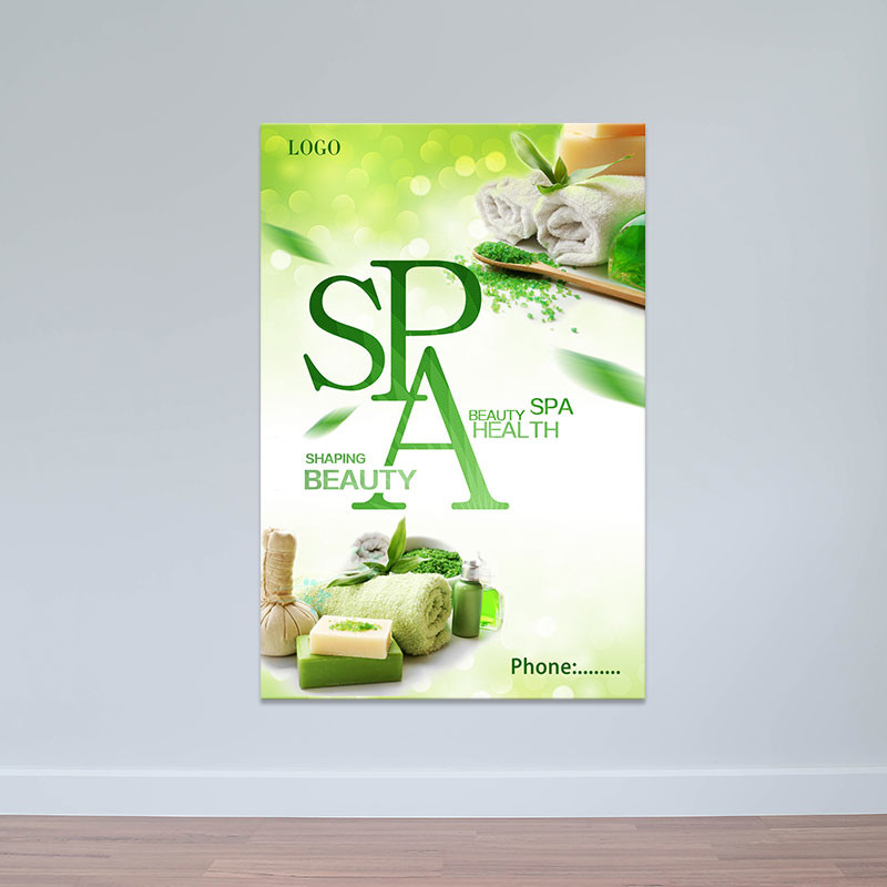 Đặt mua Tranh trang trí spa đẹp có thêm logo | Poster spa dán tường W4286