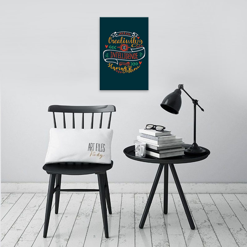 Tranh canvas tạo động lực "Creatinity intelligence having fun"-W4897 Tranh canvas tạo động lực "Creatinity intelligence having fun"-W4897 - Ảnh 2