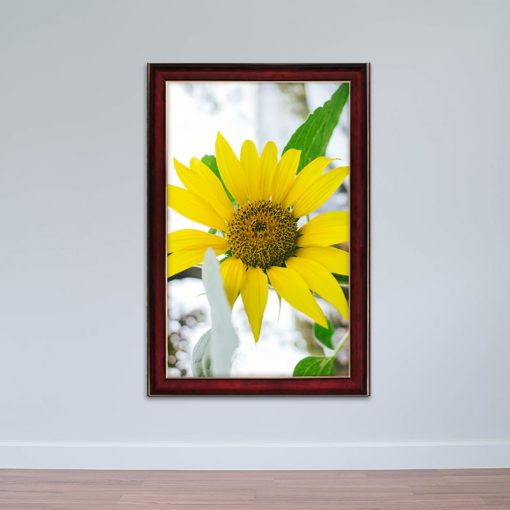 Tranh hoa lá canvas viền composite l Tranh thiên nhiên W5379