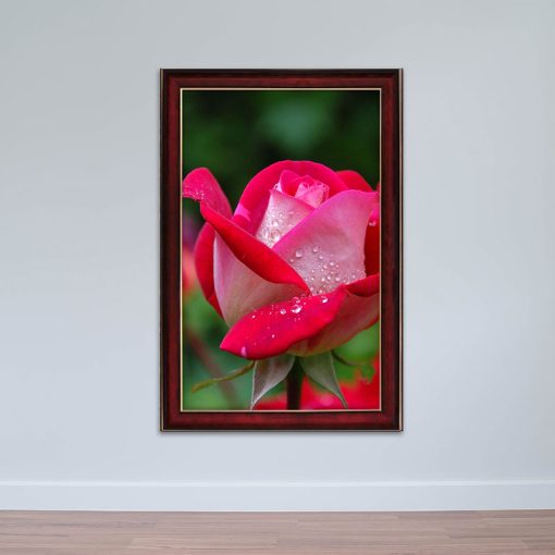 Tranh hoa lá canvas viền composite l Tranh thiên nhiên W5361