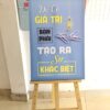 Đặt mua [Tp.Hà Nội] Tranh canvas tạo động lực "Để có giá trị bạn phải tạo ra sự khác biệt" Mã: CS101