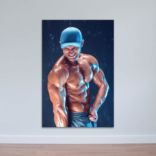 Tranh cơ bắp phòng GYM đẹp | Ảnh phòng thể hình W6111