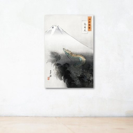 Tranh Nhật Bản: "Rồng trên núi Phú Sĩ"| Danh họa nổi tiếng W9845