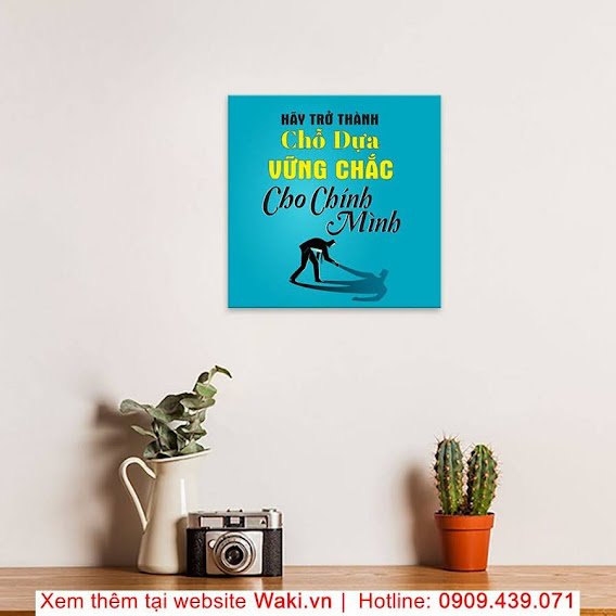 Tranh slogan-Khơi nguồn động lực Mau Tranh Treo Tuong Waki.vn Tranh Waki 0909439071 Web Waki.vn Tranh Vuông 18