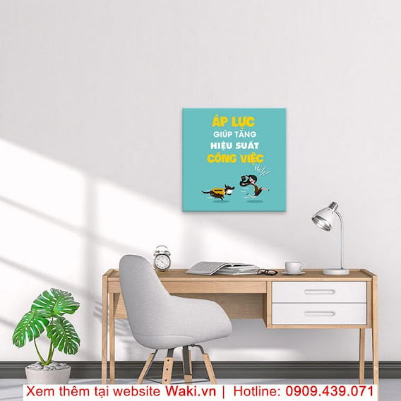 Tranh slogan-Khơi nguồn động lực Mau Tranh Treo Tuong Waki.vn Tranh Waki 0909439071 Web Waki.vn Tranh Vuông 4