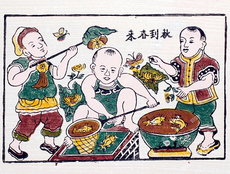 Tranh Đông Hồ - nét đẹp di sản văn hoá Việt Nam tranh đông hồ cá chậu
