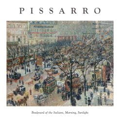 Xuongtranhwaki 0909439071 Camille Pissarro Poster Art Print, Famous Painting Of Boulevard Of The Italians Wall Poster