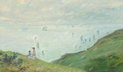 Xuongtranhwaki 0909439071 Claude Monet Art Print, Cliffs At Pourville Painting (1882). Original From The National Gallery Of Art. Digitally Enhanced By Rawpixel.
