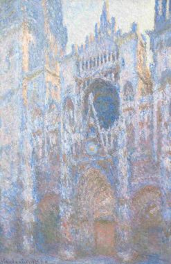 Xuongtranhwaki 0909439071 Claude Monet Art Print, Famous Architecture Painting, The Portal Of Rouen Cathedral In Morning Light