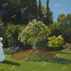 Đặt mua Tranh sơn dầu "Lady in the Garden"  của họa sĩ Claude Monet | Tranh canvas đẹp WR7206