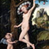 Đặt mua Tranh nghệ thuật "Cupid complaining to Venus (1525)" của Lucas Cranach | Tranh canvas WR7297