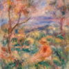 Đặt mua Bức họa nổi tiếng "Seated Woman with Sea in the Distance (Femme assise au bord de la mer) (1917)" của Pierre-Auguste Renoir | Tranh trang trí tường WR7086