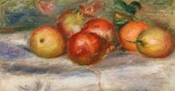 Xuongtranhwaki 0909439071 Pierre Auguste Renoir Art Print, Famous Still Life Painting, Apples, Orange, And Lemon 2