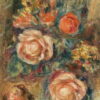 Đặt mua Tranh sơn dầu nghệ thuật "Bouquet of Roses (Bouquet de roses) (1900)" của Pierre-Auguste Renoir | Tranh phòng khách WR7102