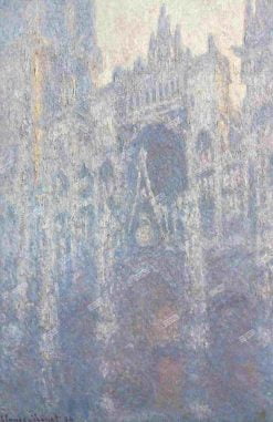 Xuongtranhwaki 0909439071 The Portal Of Rouen Cathedral In Morning Light Illustration Wall Art Print And Poster. Original By Claude Monet, Digitally Enhanced By Rawpixel.