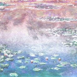 Xuongtranhwaki 0909439071 Water Lilies (1914) Vintage Illustration, Remix From Original Painting By Claude Monet.
