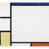 Đặt mua Bức tranh trừu tượng "Composition with Blue, Red, Yellow, and Black" (1922) của Piet Mondrian | Tranh treo tường WR7320