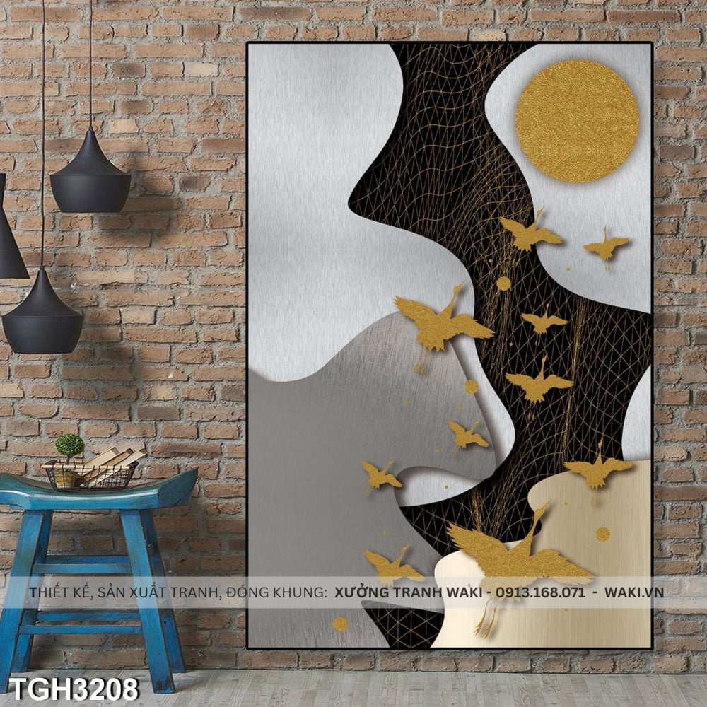 Tranh trang trí " Én vàng " | Tranh canvas WR7684 Đặt mua Tranh trang trí " Én vàng " | Tranh canvas WR7684
