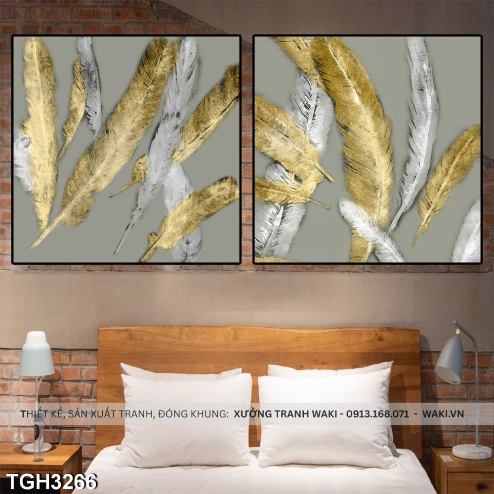 Tranh canvas " Lông vũ " | Tranh trang trí WR7630 Đặt mua Tranh canvas " Lông vũ " | Tranh trang trí WR7630