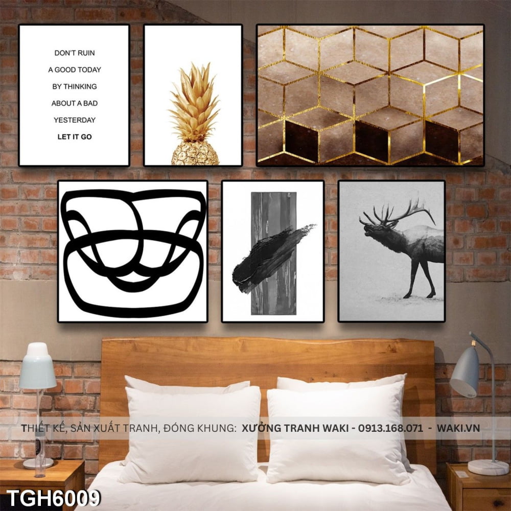 Bộ 6 tranh treo tường " Huơu " | Tranh nghệ thuật WR7606 Đặt mua Bộ 6 tranh treo tường " Huơu " | Tranh nghệ thuật WR7606