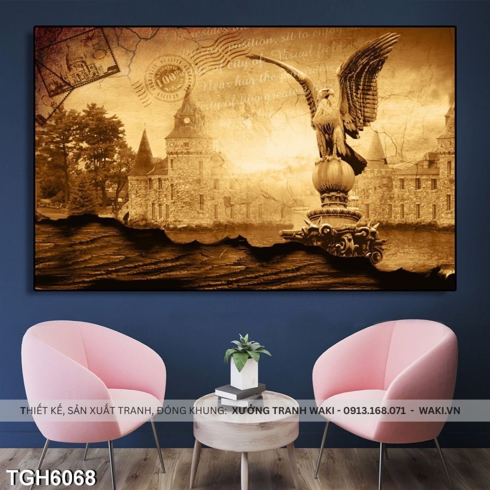 Đặt mua Tranh treo tường " Đại bàng "  | Tranh trừu tượng WR7537