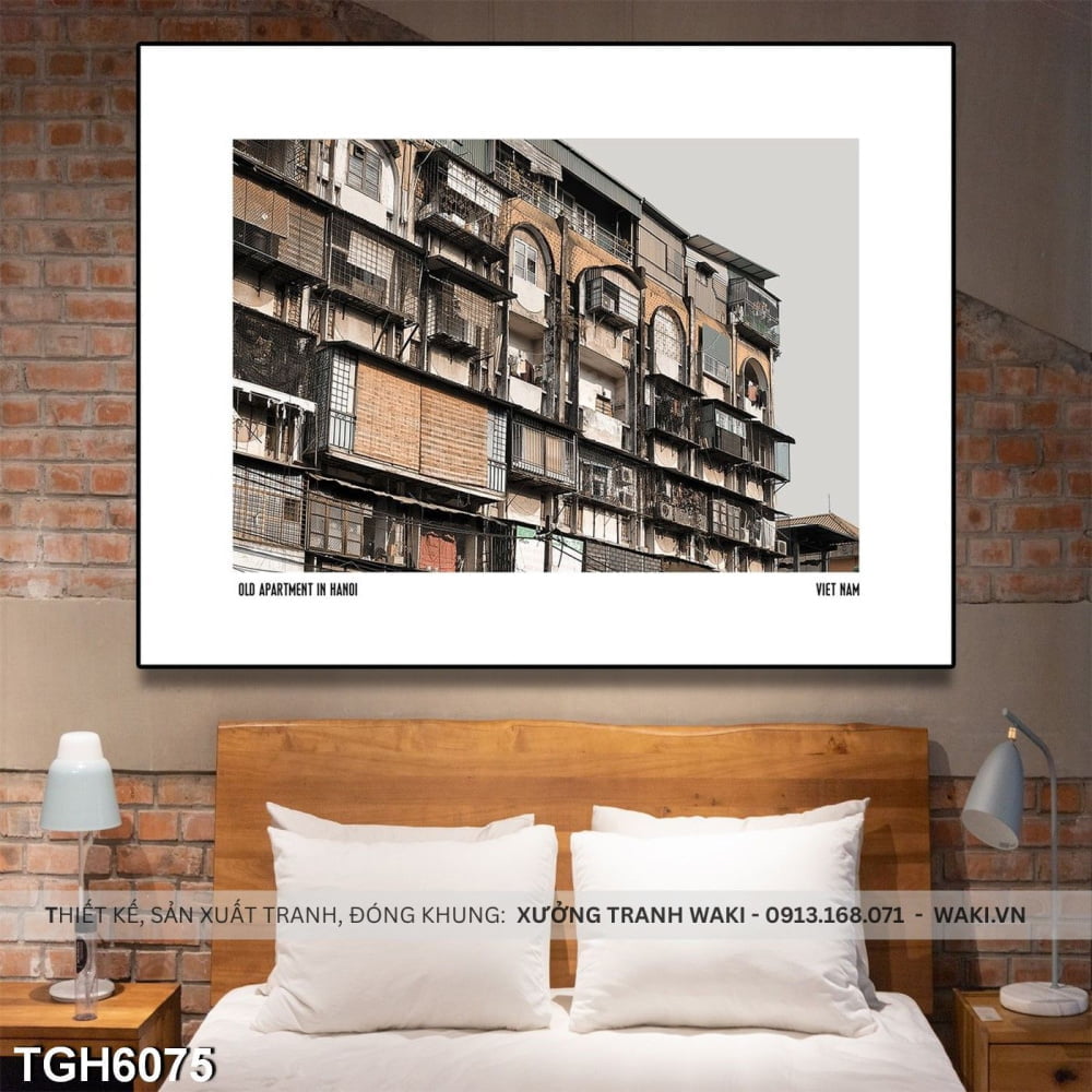 Tranh treo tường "Phố cổ Hà Nộ " | Tranh canvas WR7529 Đặt mua Tranh treo tường "Phố cổ Hà Nộ " | Tranh canvas WR7529