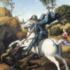 Đặt mua Bức tranh "Saint George and the Dragon" (khoảng 1506) của Raphael | Tranh treo phòng khách WR7330