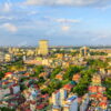 Đặt mua Tranh hiện đại "Thành phố Hà Nội" | Tranh treo phòng khách  WR7475
