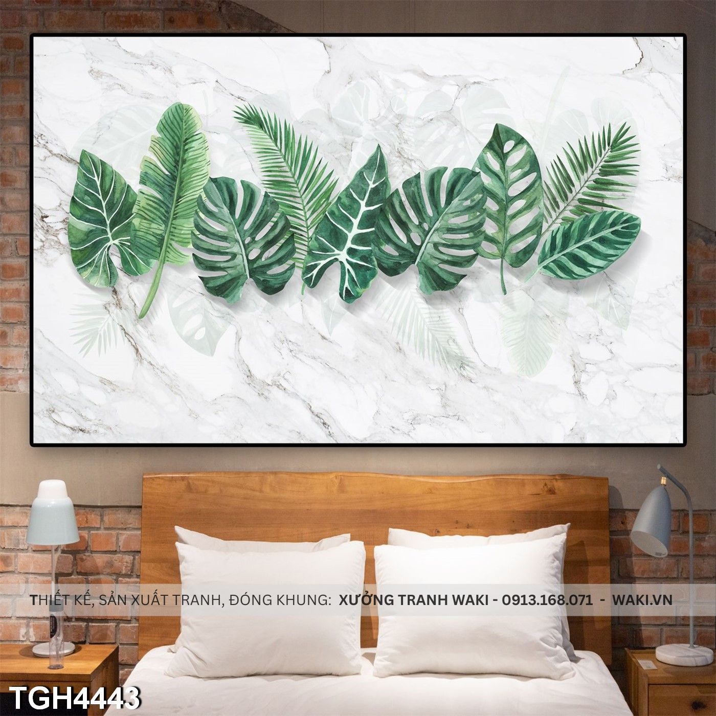 Đặt mua Tranh những chiếc lá cây còn sót lại | Tranh treo tường ấn tượng TGH4443