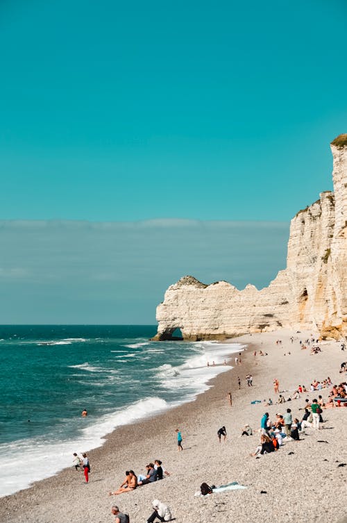 Hình ảnh bãi biển Étretat - Pháp