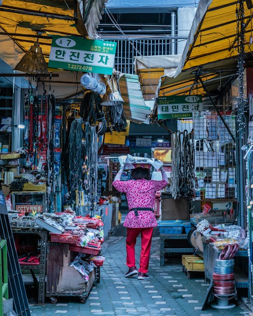 Một góc chợ của Hàn Quốc