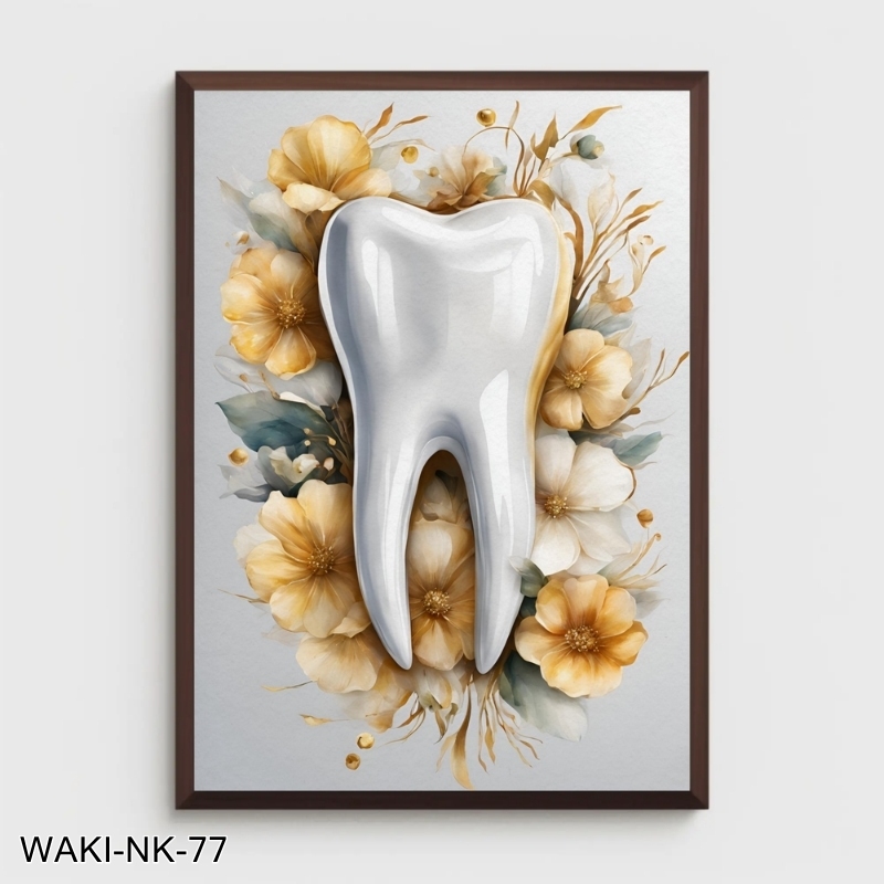 Đặt mua Ảnh trừu tượng về răng cho phòng nha - NK77