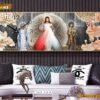 Đặt mua Tranh đồng hồ Thiên Chúa giá rẻ DHCG181