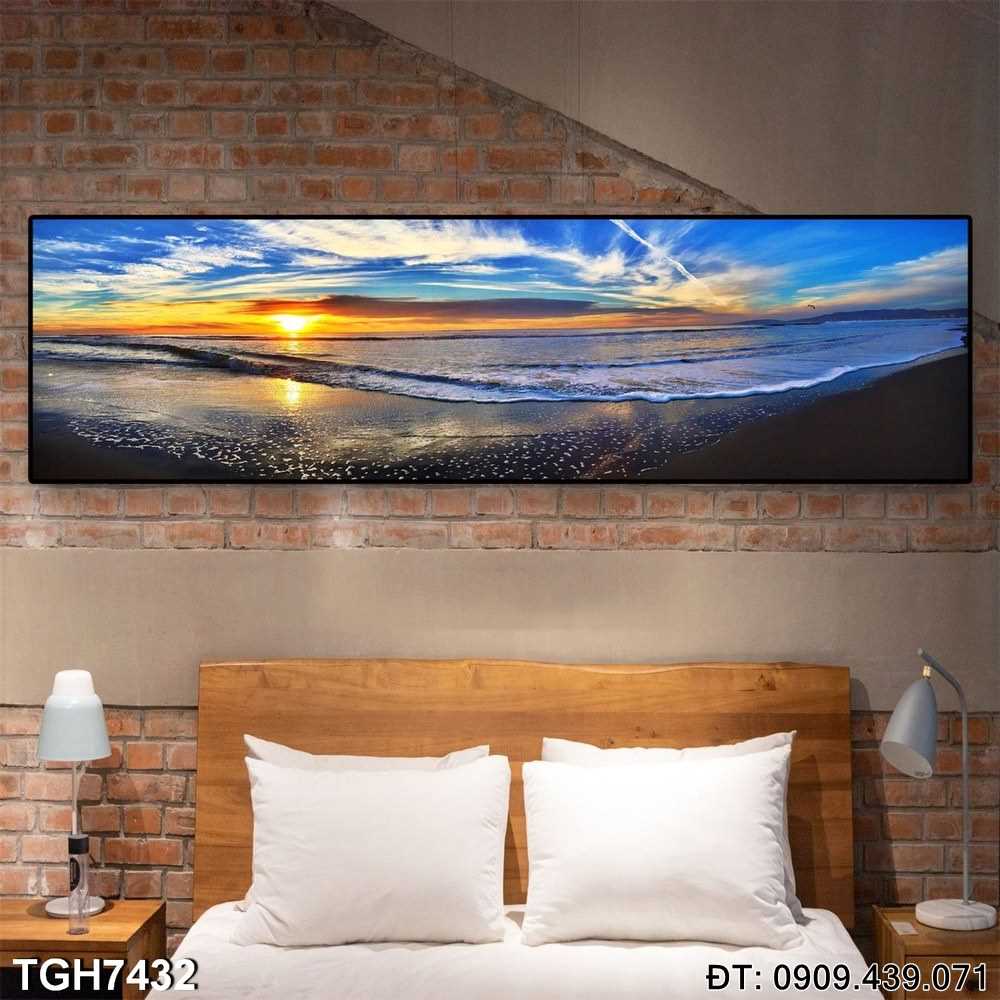 Đặt mua Tranh Cảnh Hoàng Hôn Biển - TGH7432