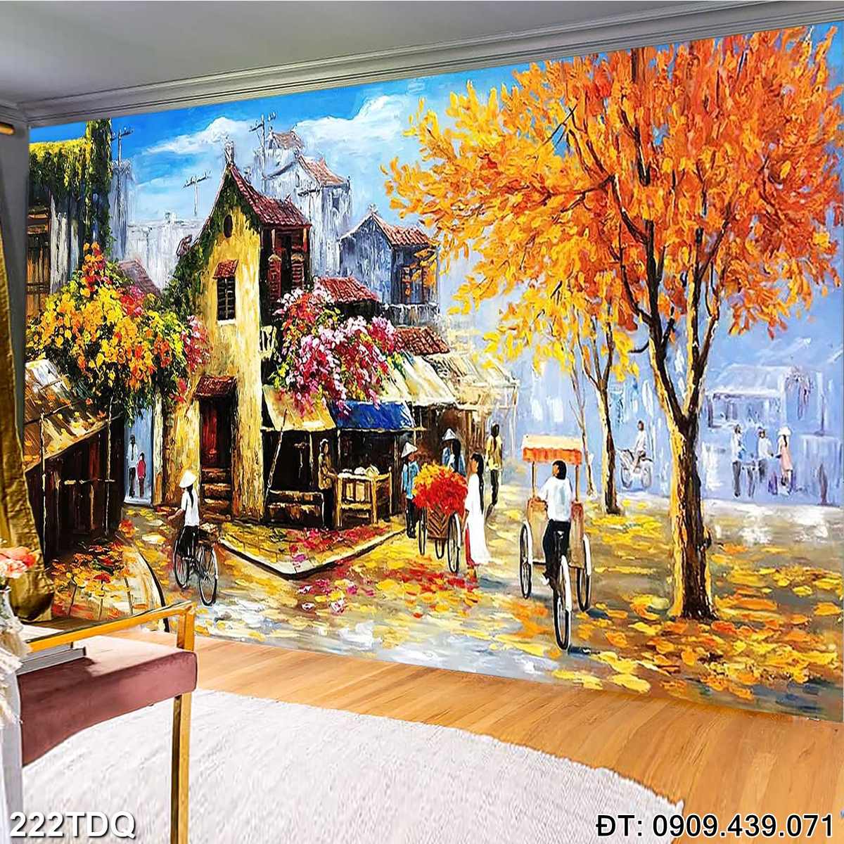 Đặt mua Bức tranh đồng quê nổi tiếng  - mã: 222TDQ