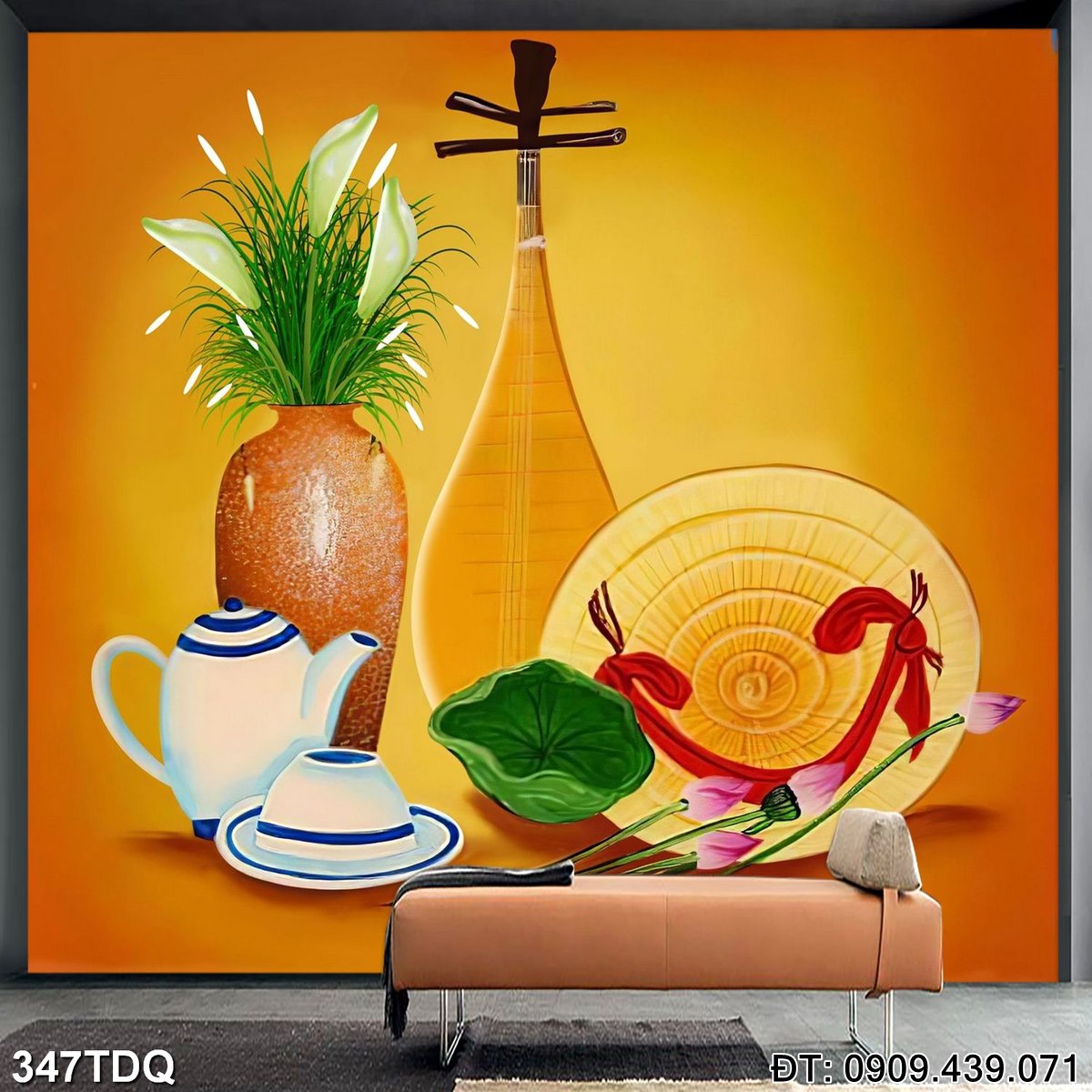 Đặt mua Bức tranh đồng quê nổi tiếng  - mã: 347TDQ