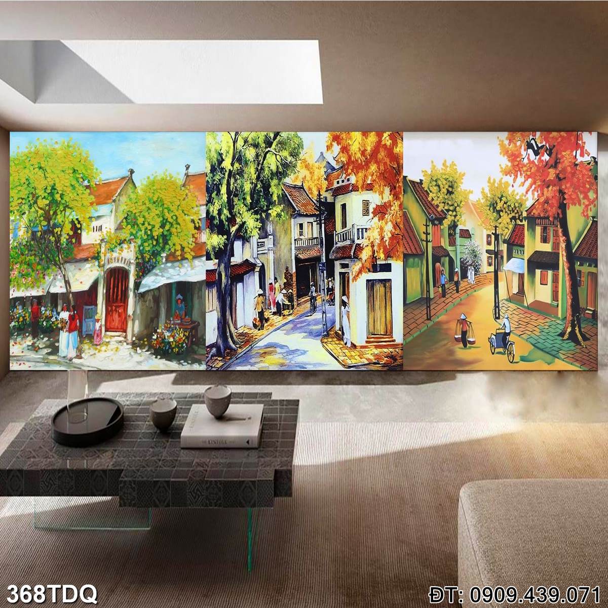 Đặt mua Tranh đồng quê Việt Nam giá rẻ  - mã: 368TDQ