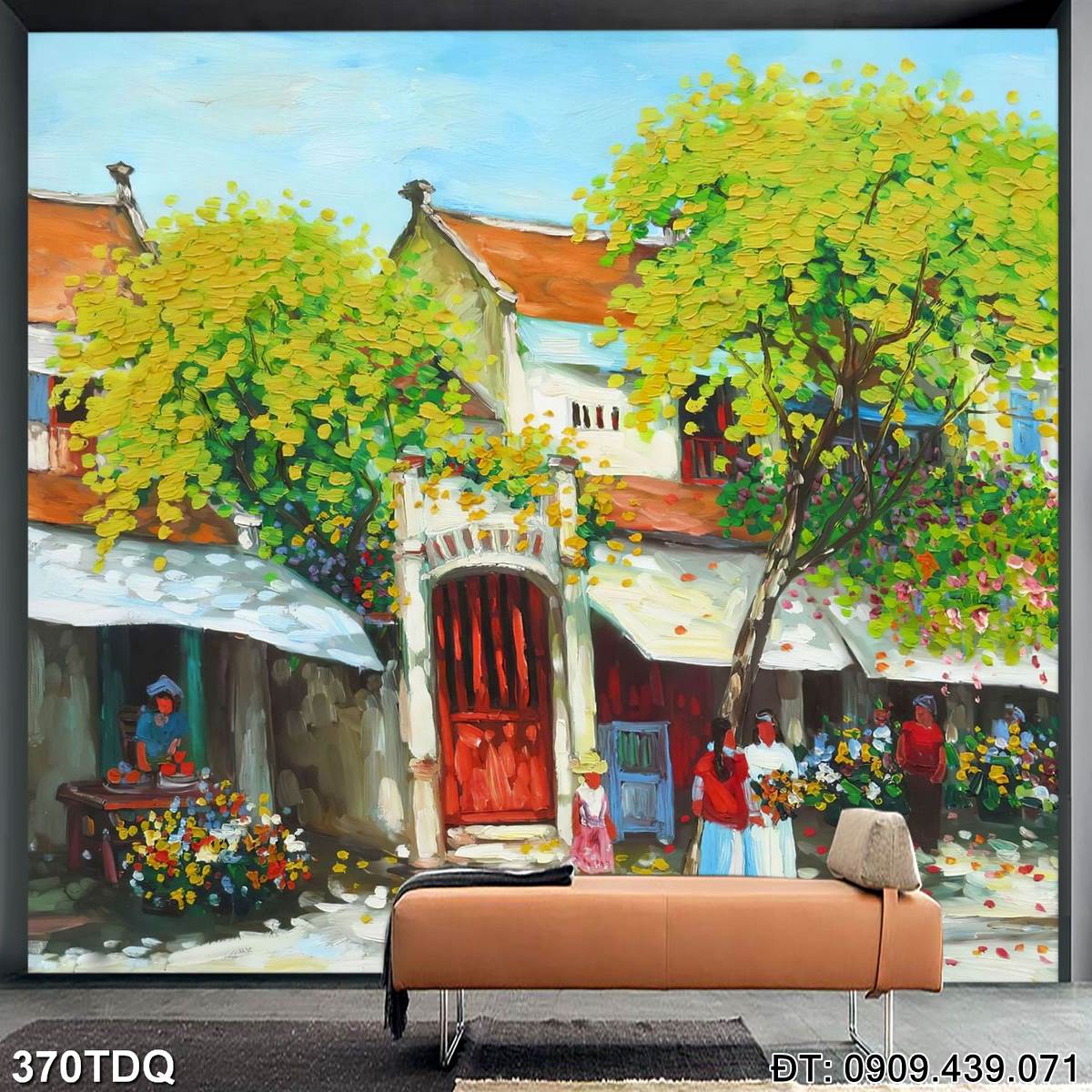 Đặt mua Tranh đồng quê Việt Nam giá rẻ  - mã: 370TDQ