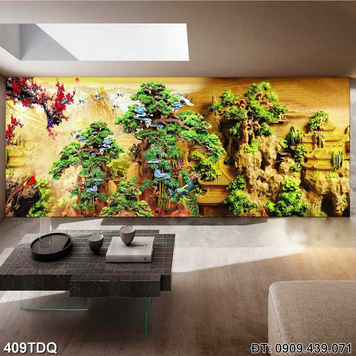 Đặt mua Tranh quê hương treo tường  - mã: 409TDQ