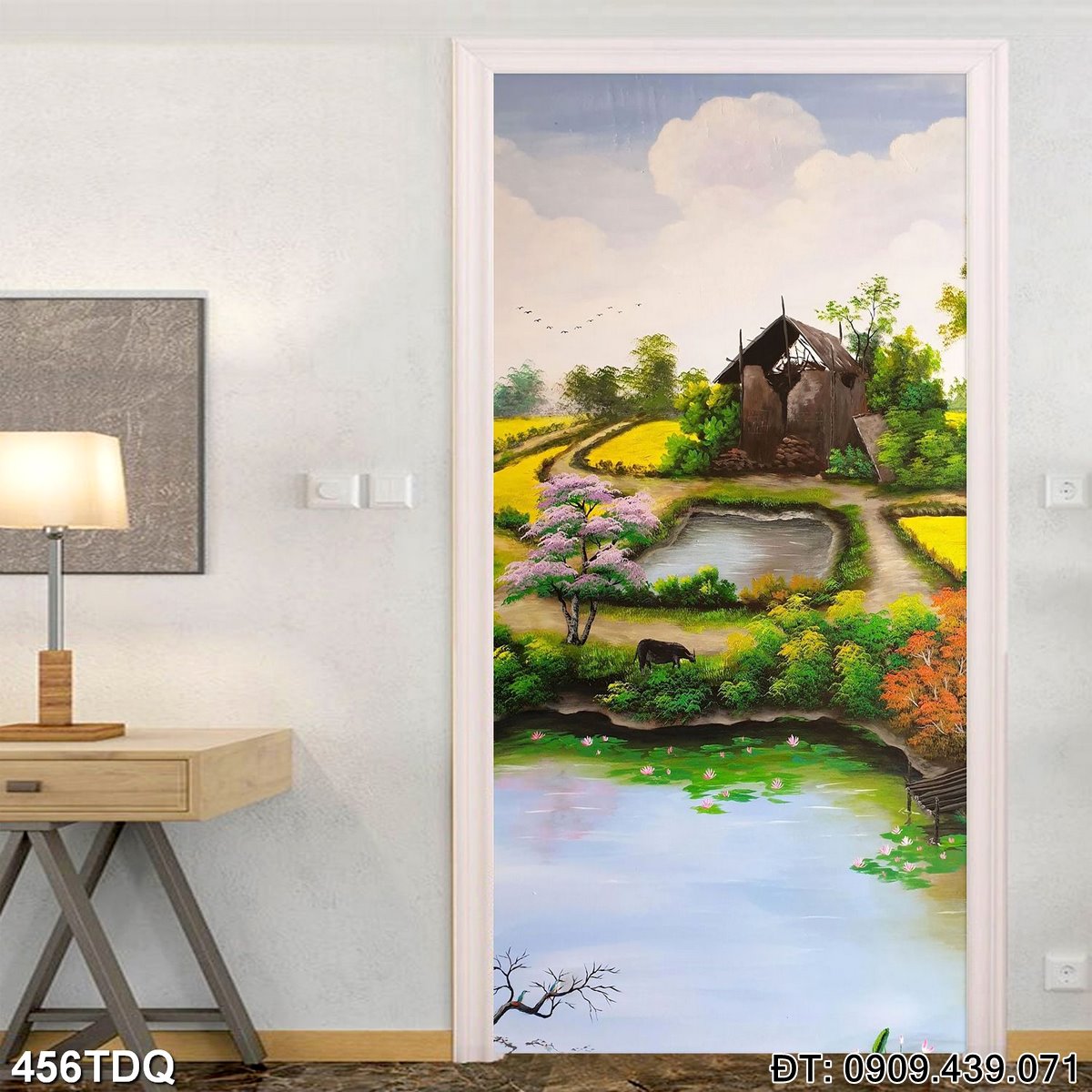 Đặt mua Tranh đồng quê Việt Nam giá rẻ  - mã: 456TDQ