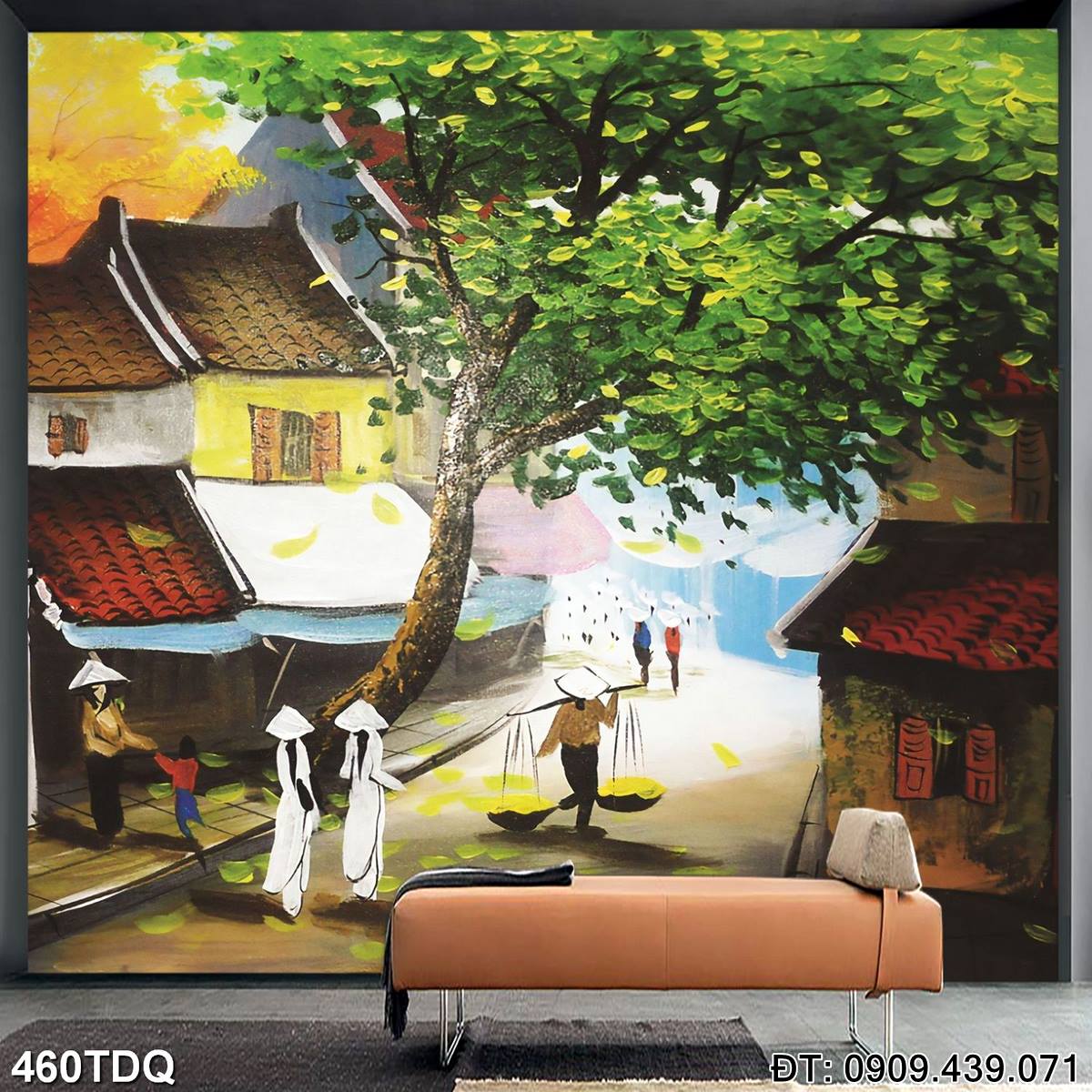 Đặt mua Bức tranh đồng quê nổi tiếng  - mã: 460TDQ