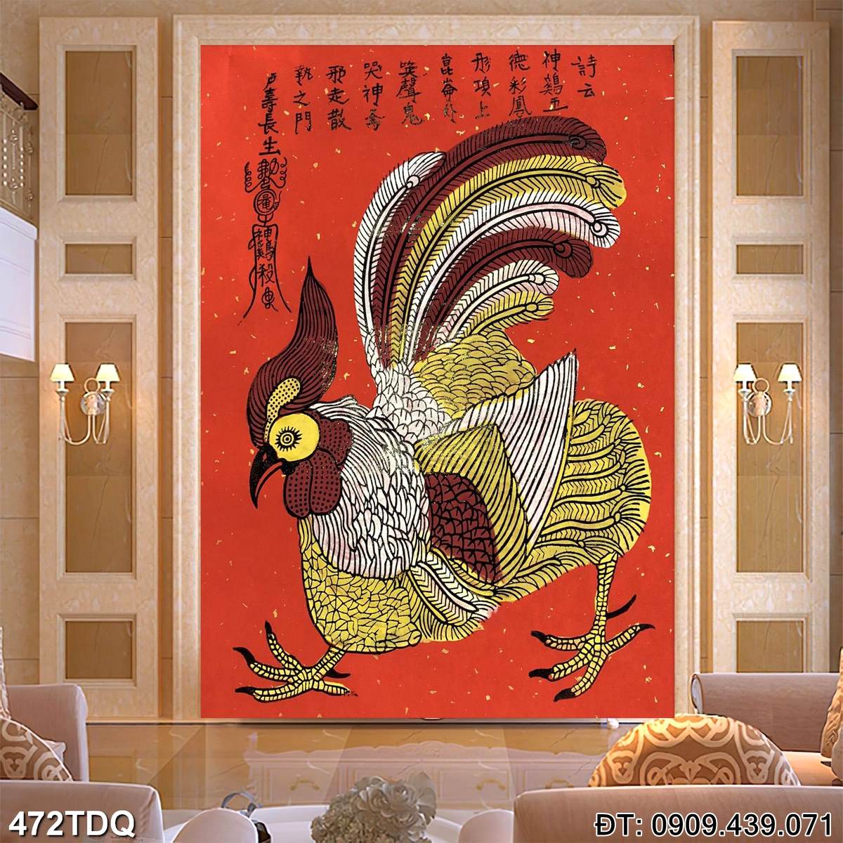 Đặt mua Bức tranh đồng quê nổi tiếng  - mã: 472TDQ