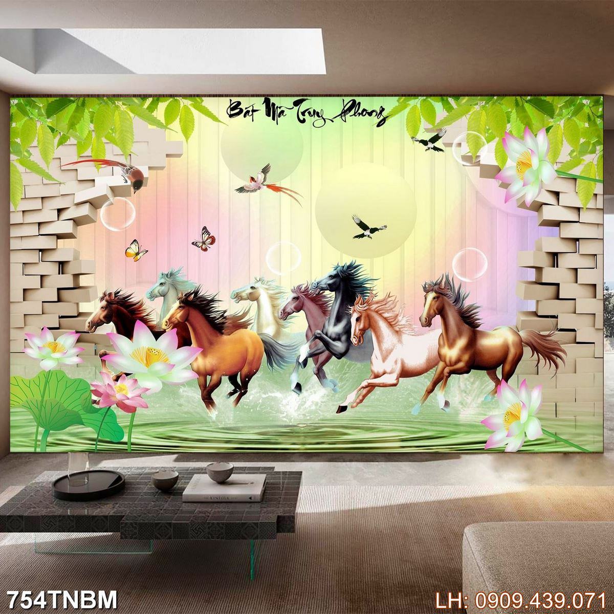 Tranh Ngua Bat Ma 254