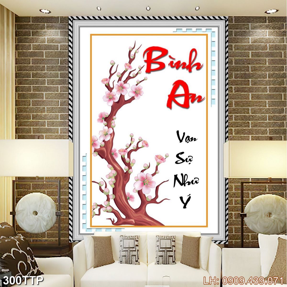 Tranh Thu Phap Viet Nam 300