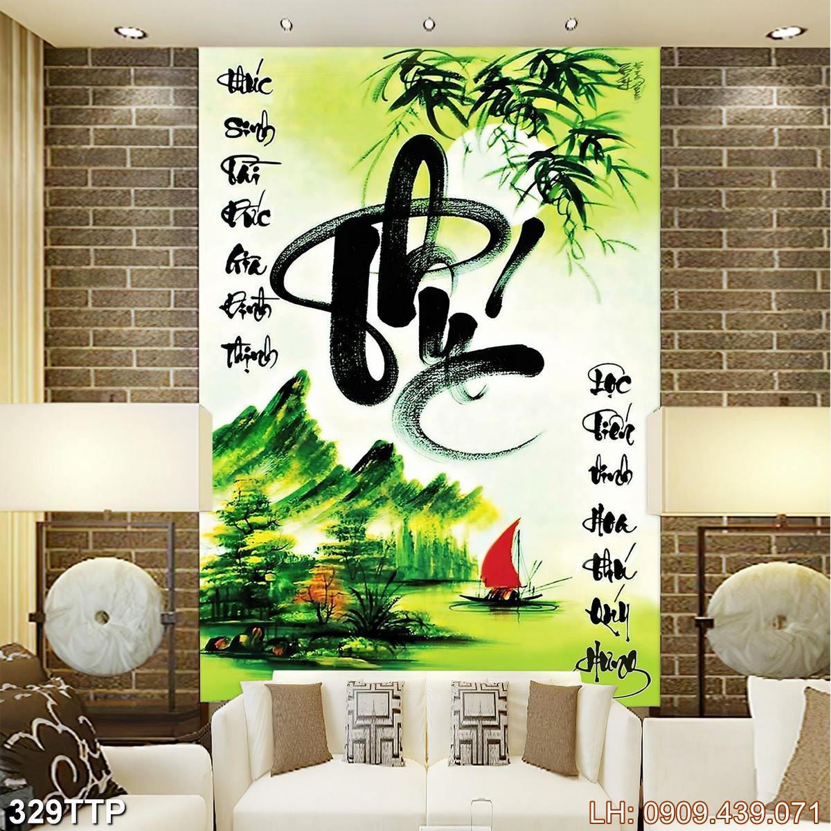 Tranh Thu Phap Viet Nam 329