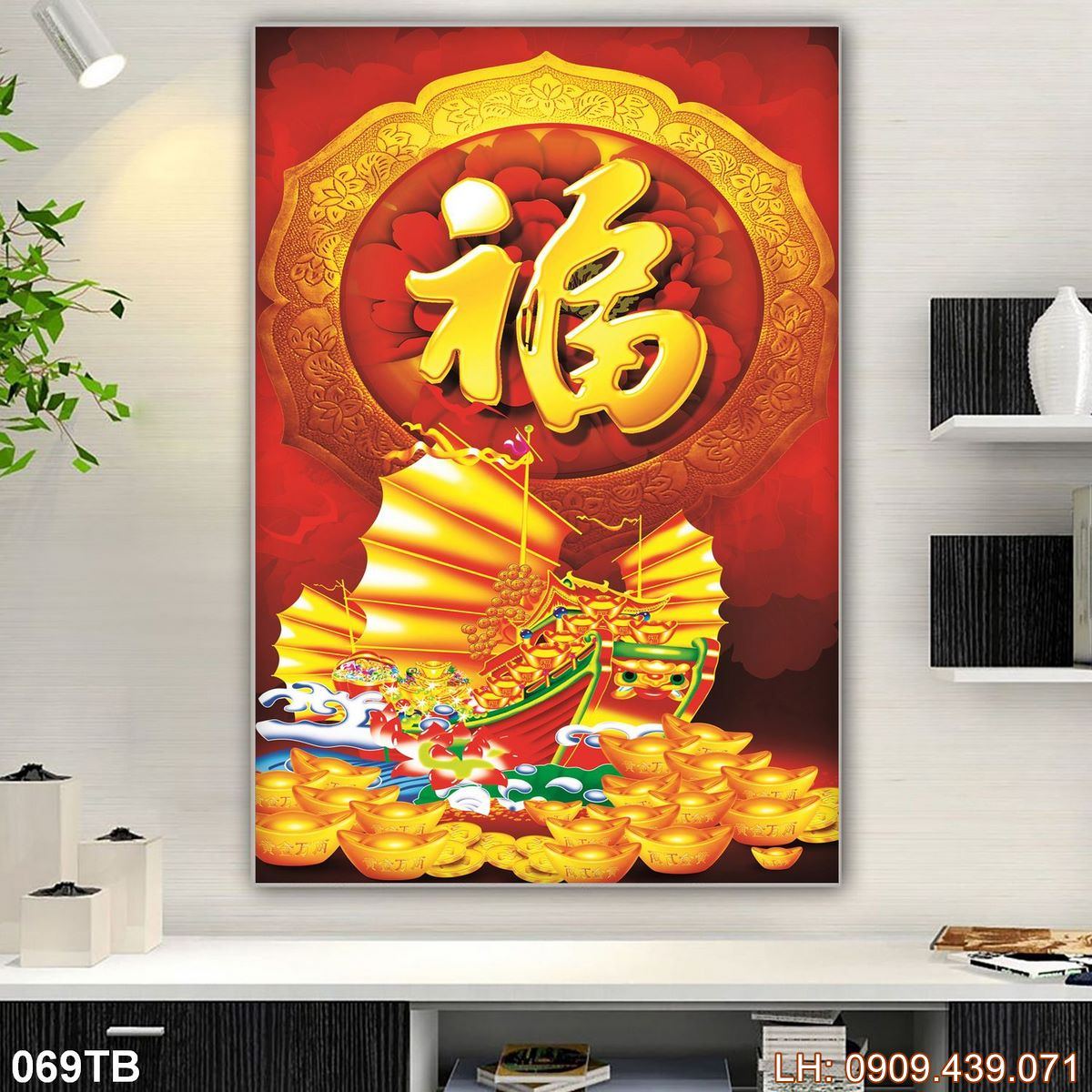 Tranh Thuan Buom Xuoi Gio Tranh Thuyen Buom 69